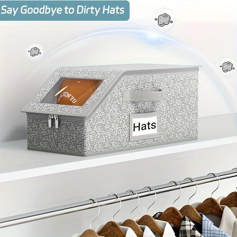 🧢 Halmozható sapkatároló dobozok baseball sapkákhoz 🎁
