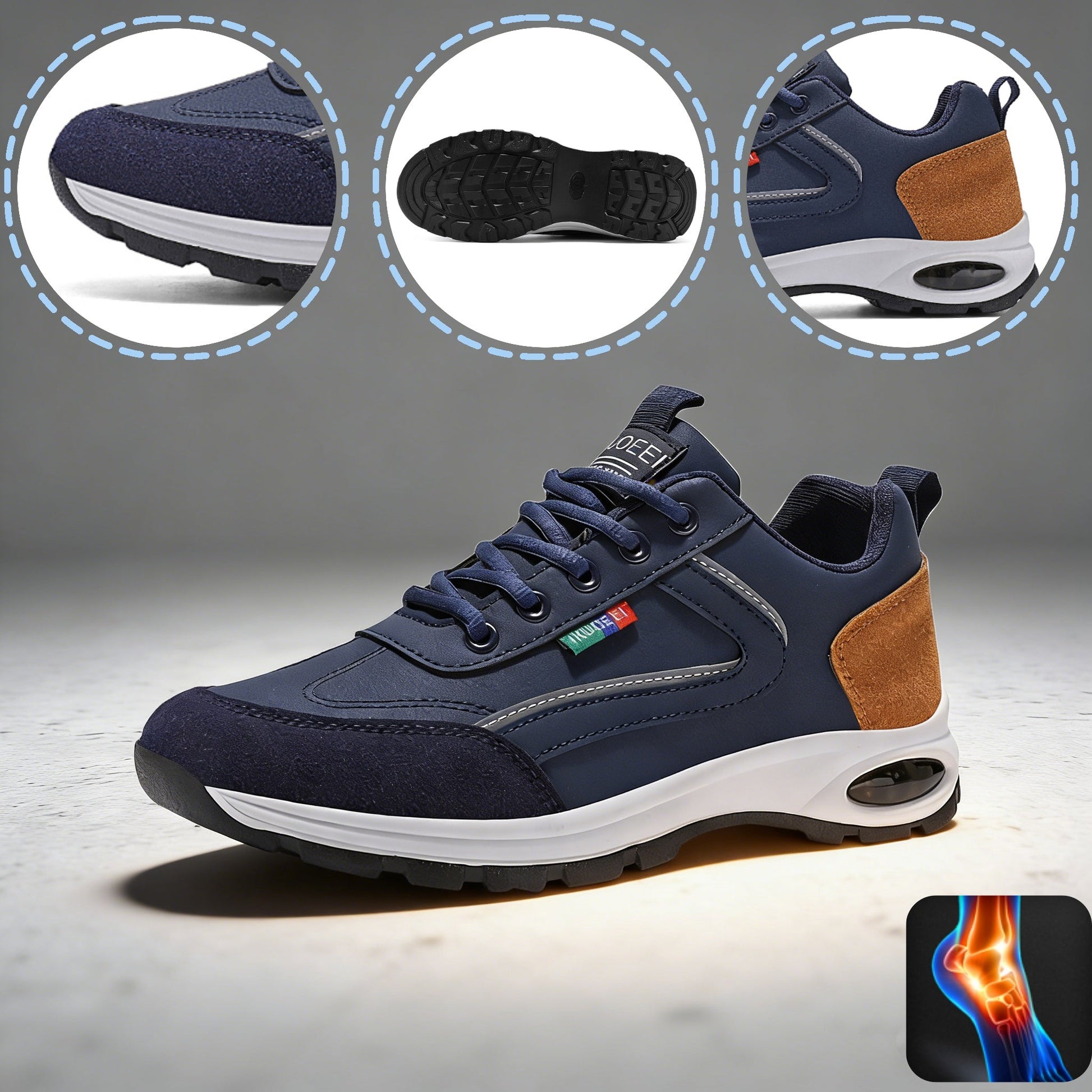 Zapatos ortopédicos Coesses® – diseño ergonómico para el dolor de espalda, piernas y articulaciones – unisex