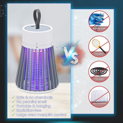 🦟🔌💡 Hordozható USB‑s/újratölthető lámpa szúnyogok és legyek ellen 🚫🪰