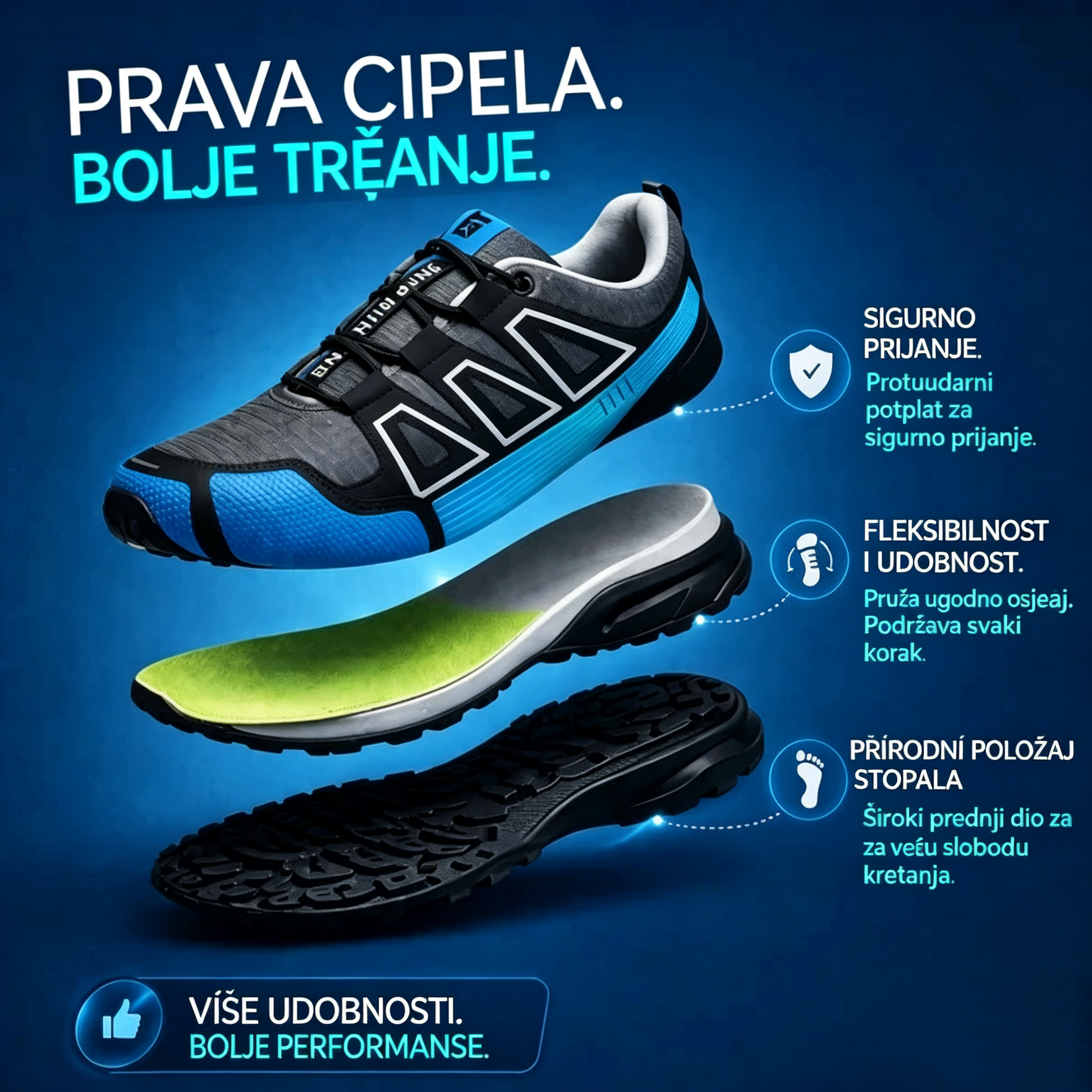 🔥 50% popusta | ortopedske cipele Yosold® | Pruža potporu svodu stopala, ublažava bol i olakšava hodanje | Pogodno za muškarce i žene.