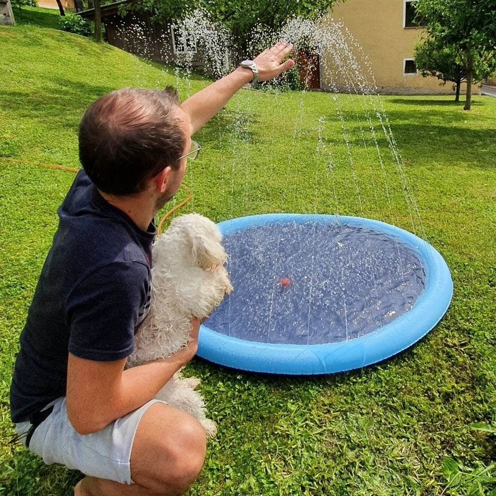 🐶📢 50% kedvezmény!!⏰ Összecsukható matrac háziállatok számára, kültéri vízjátékhoz 🌊