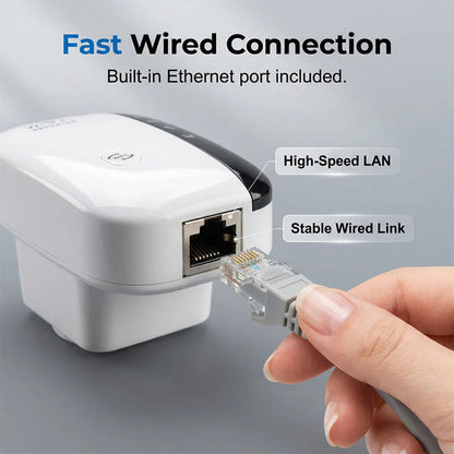📶 300 Mb/s sebességű Wi-Fi-jelerősítő és -átjátszó 🚀💻