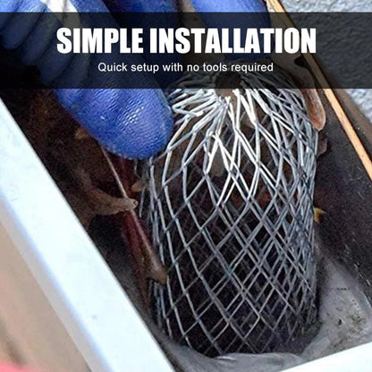 🍂🛡️ Esőcső‑védőburkolat – rozsdamentes acél és alumínium ötvözetből, egyszerűen összeállítható – hatékonyan gátolja a lehulló levelek és egyéb szennyeződések bejutását 🏠
