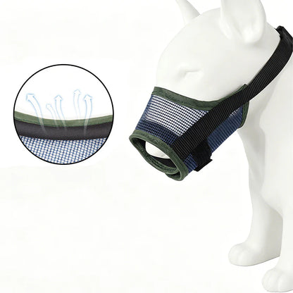 🐕😷 Védje meg kutyáját – Légáteresztő hálós szájkosár harapás és rágás ellen 🦴