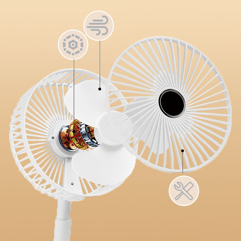 🌀 Összecsukható, csatlakoztatható ventilátor 🔌🪭