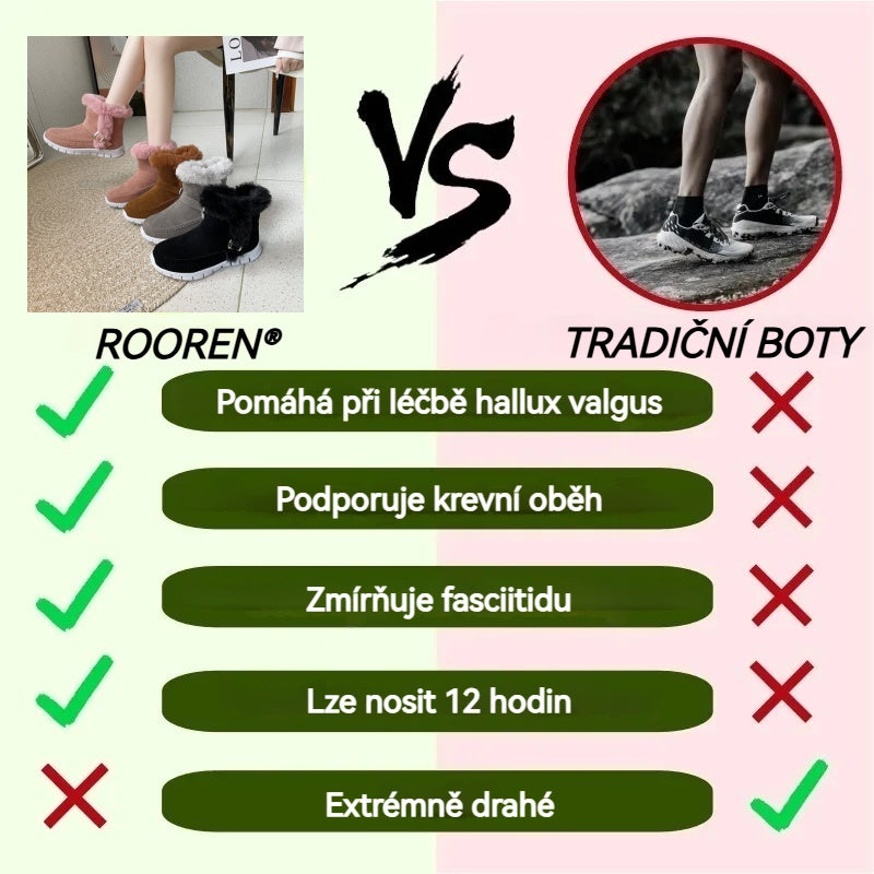 Ergonomska ortopedska zimska obuća za ublažavanje bolova u stopalima, koljenima i leđima.