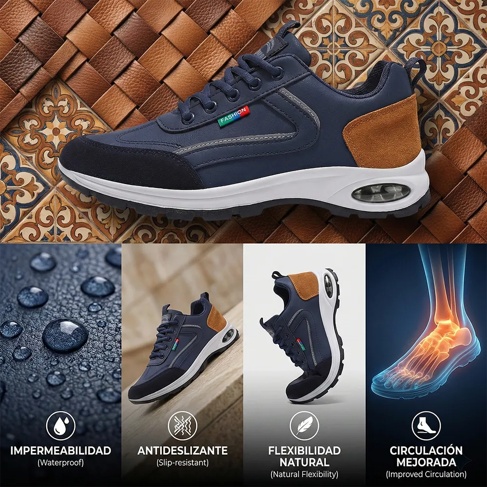 Zapatos ortopédicos Coesses® – diseño ergonómico para el dolor de espalda, piernas y articulaciones – unisex