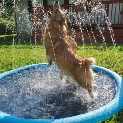 🐶📢 50% kedvezmény!!⏰ Összecsukható matrac háziállatok számára, kültéri vízjátékhoz 🌊