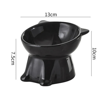 🐱 Emelt macskatál – 15°-os dőlésszögű, hányásgátló kialakítás 🥣