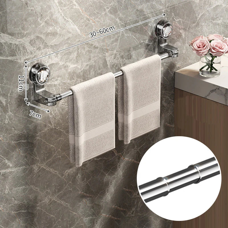 🚿 Állítható törülközőtartó tapadókoronggal 🛁