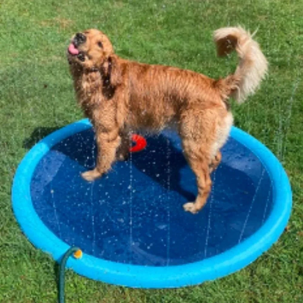 🐶📢 50% kedvezmény!!⏰ Összecsukható matrac háziállatok számára, kültéri vízjátékhoz 🌊