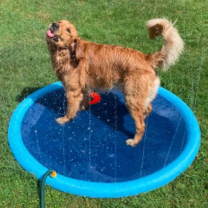 🐶📢 50% kedvezmény!!⏰ Összecsukható matrac háziállatok számára, kültéri vízjátékhoz 🌊