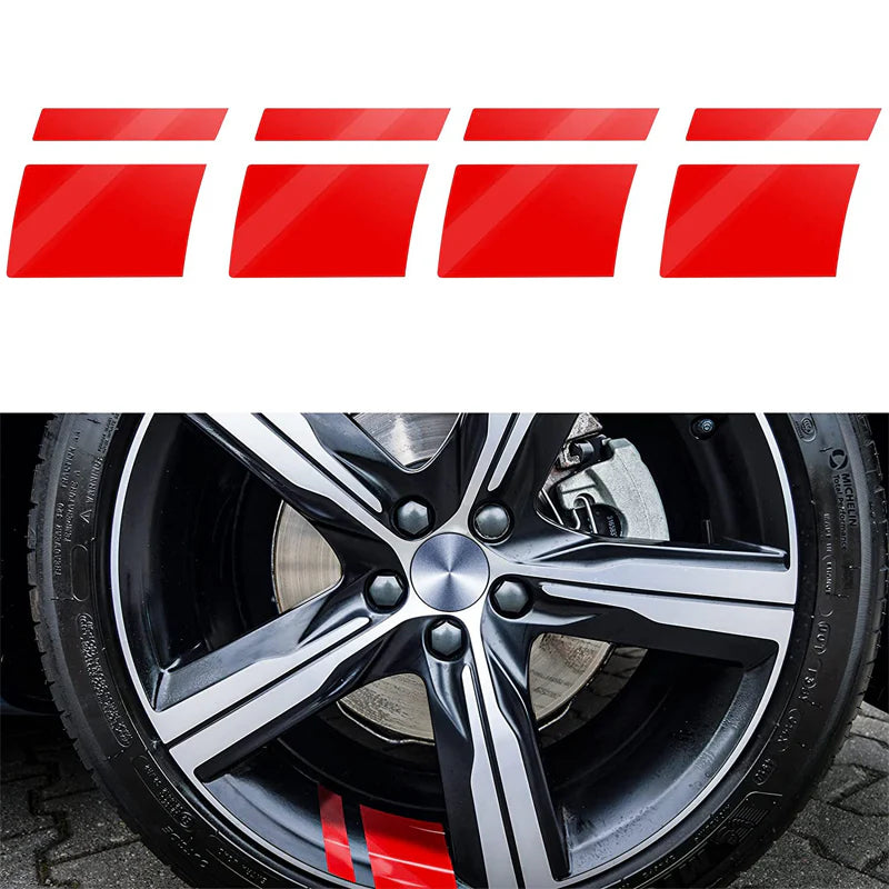 🏎️ Autókerék-felnire ragasztható fényvisszaverő csíkok ✨