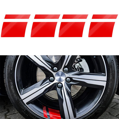 🏎️ Autókerék-felnire ragasztható fényvisszaverő csíkok ✨