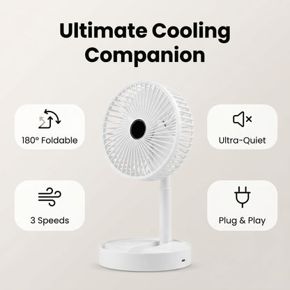 🌀 Összecsukható, csatlakoztatható ventilátor 🔌🪭