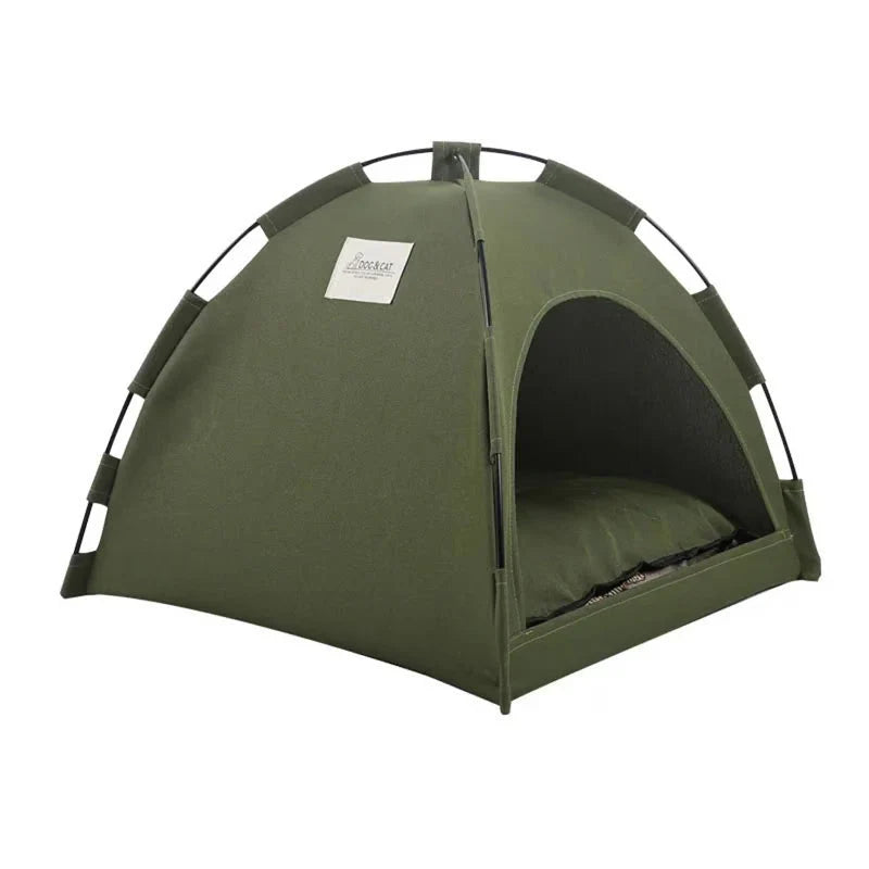 🐱⛺ Kényelmes, hordozható macskasátor párnával 💤