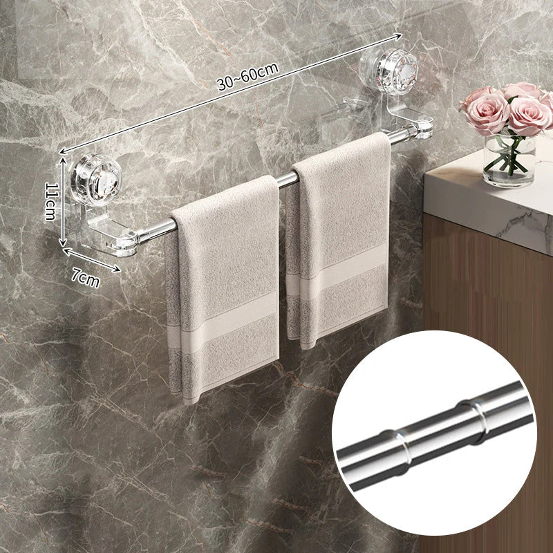🚿 Állítható törülközőtartó tapadókoronggal 🛁