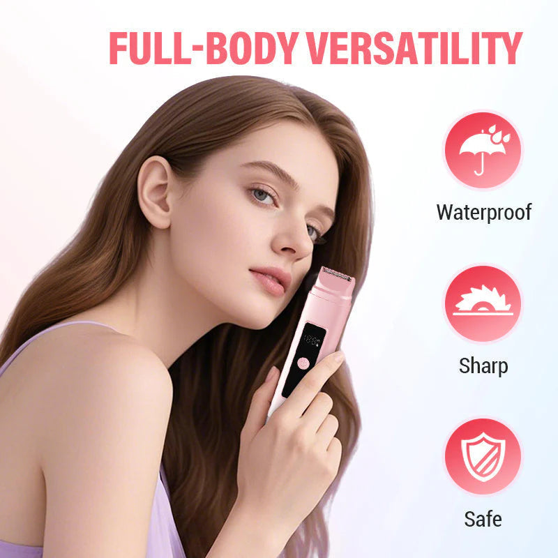 🔌 Kétfejű elektromos szőrtelenítő a bikini vonalhoz és a testhez ✨💁‍♀️