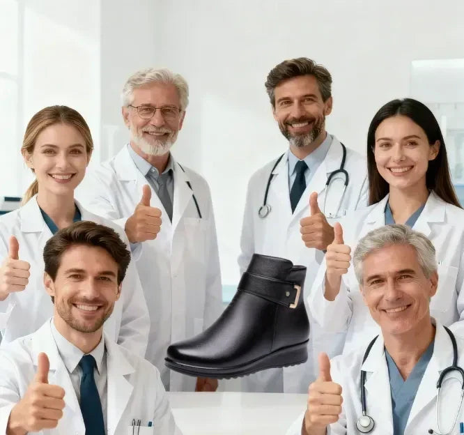 🔥Časově omezená nabídka dnes: sleva 50 %! ⏰- Zimní teplé kožené boty Wrapmio®. 👍Ortopedická obuv navržená speciálně pro ženy. Podpora klenby pro snadnější chůzi.