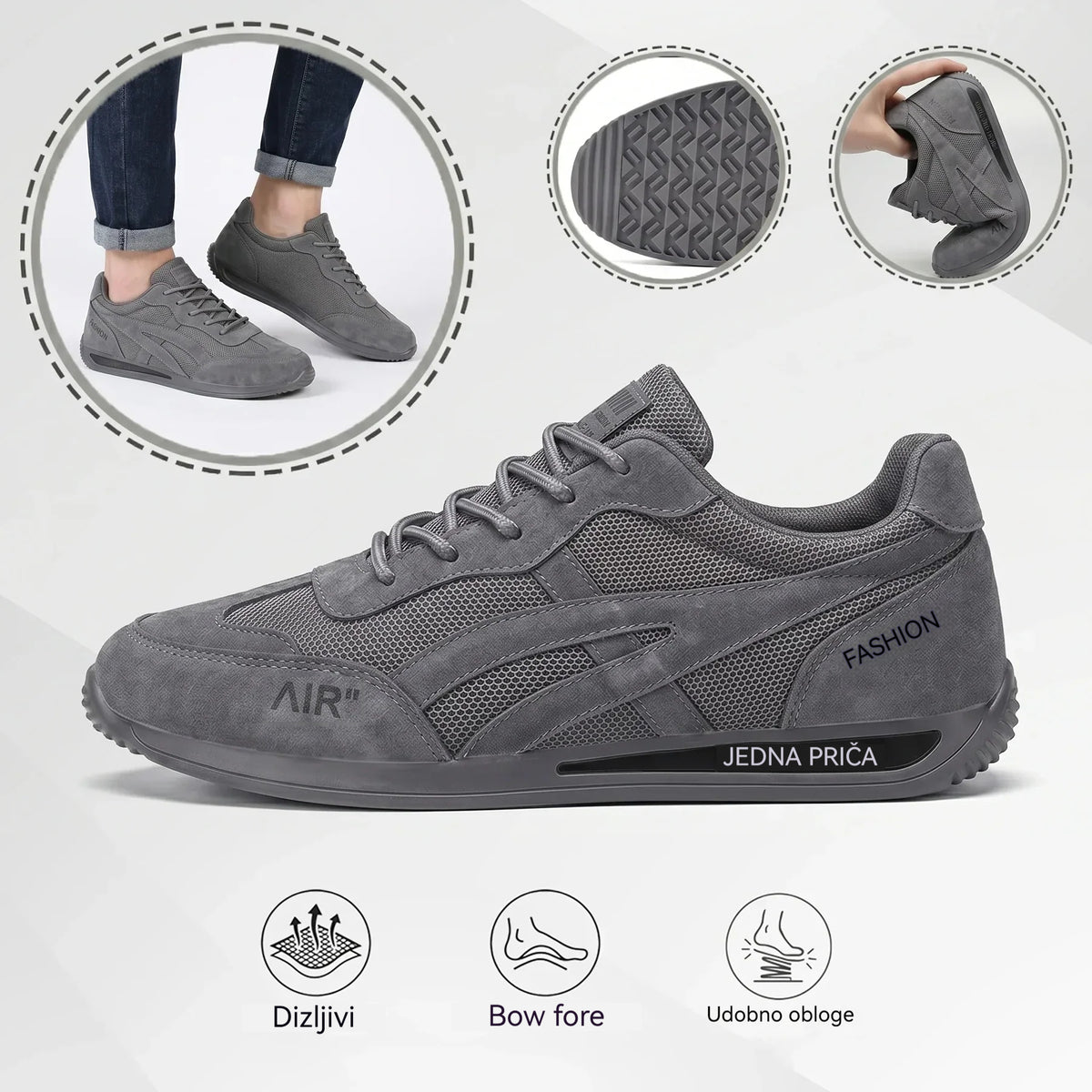 Posljednji dan popusta od 50%! ⏰Yosold® | Olakšanje od bolova u stopalima i plantarnog fasciitisa: udobna i prozračna ortopedska obuća.